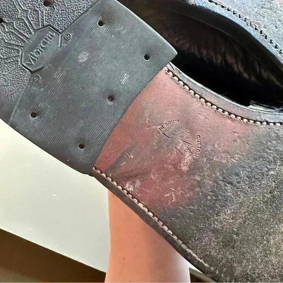 Matthew Dack Leather Men’s Shoes  in Black Made in Canada - Picture 6 of 9